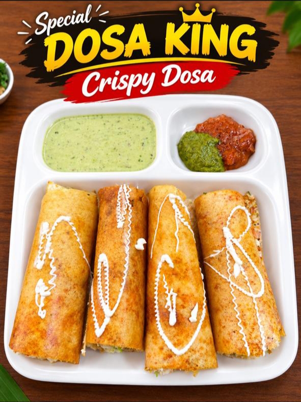 Special Dosa King Crispy Platter